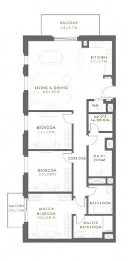 3 Beds 1582 Sq. Ft. Apartment in Aldar Reflection