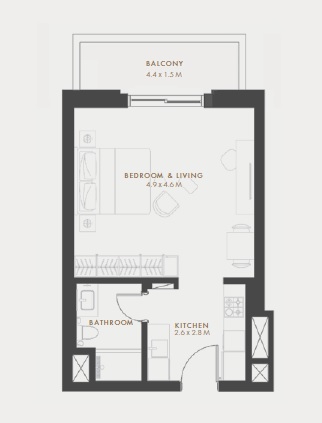 Aldar Reflection Studio Layout