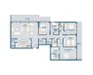 Aldar Selina Bay 4 Beds Layout