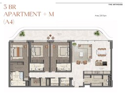 3 Beds 2691 Sq. Ft. Apartment in Aldar The Arthouse
