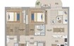 Aldar The Beach House Fahid 2 Beds Layout