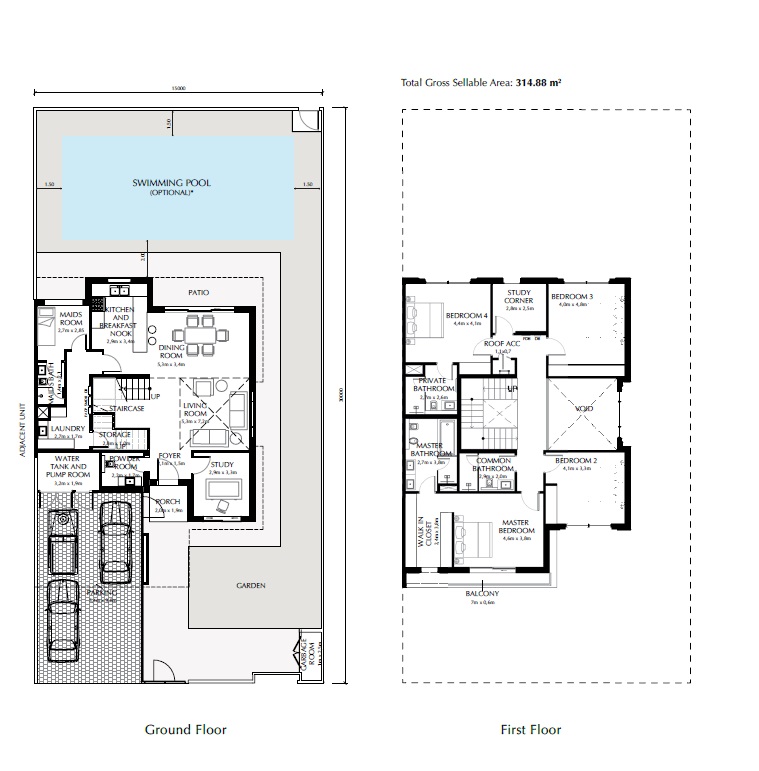 4 Beds 3388 Sq. Ft. Villa in Aldar The Dahlias