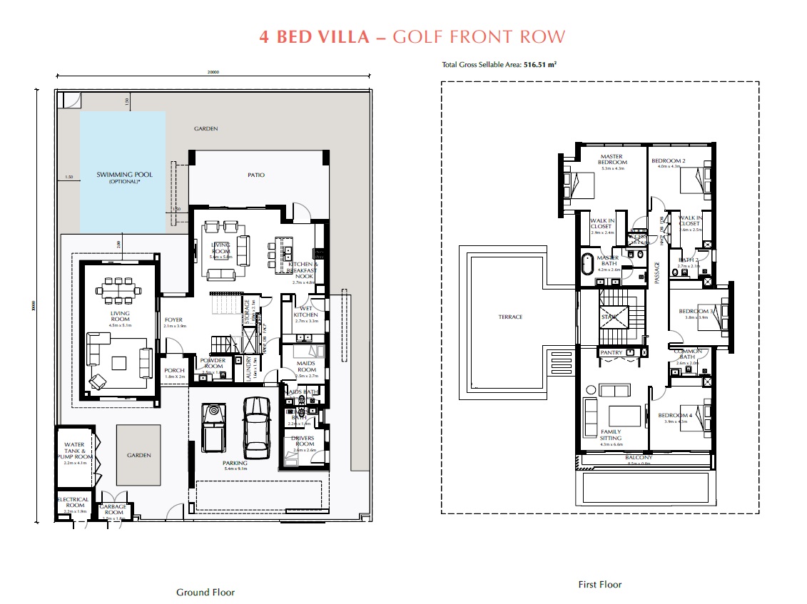 4 Beds 5558 Sq. Ft. Villa in Aldar The Dahlias