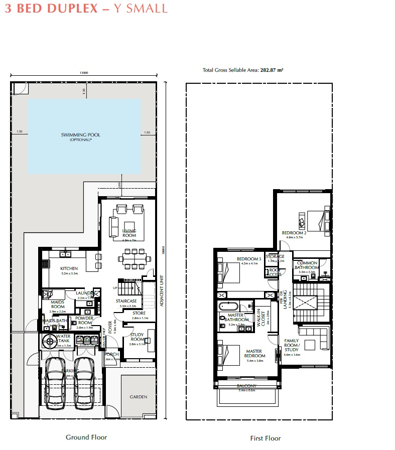 3 Beds 3044 Sq. Ft. Villa in Aldar The Dahlias