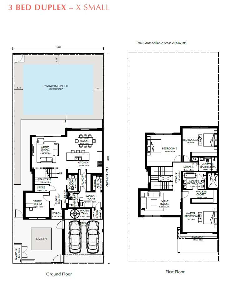 3 Beds 3146 Sq. Ft. Villa in Aldar The Dahlias