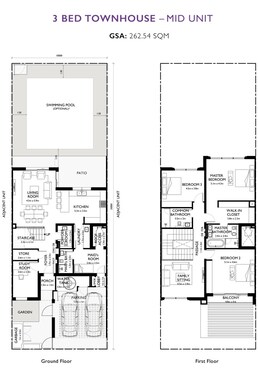 3 Beds 2825 Sq. Ft. Townhouse in Aldar The Magnolias