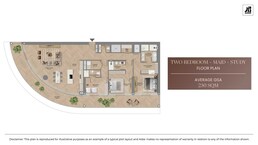 2 Beds 2476 Sq. Ft. Apartment in Aldar The Row