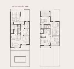 3 Beds 3358 Sq. Ft. Townhouse in Aldar Yas Acres