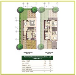 3 Beds 3132 Sq. Ft. Villa in Bloom Gardens