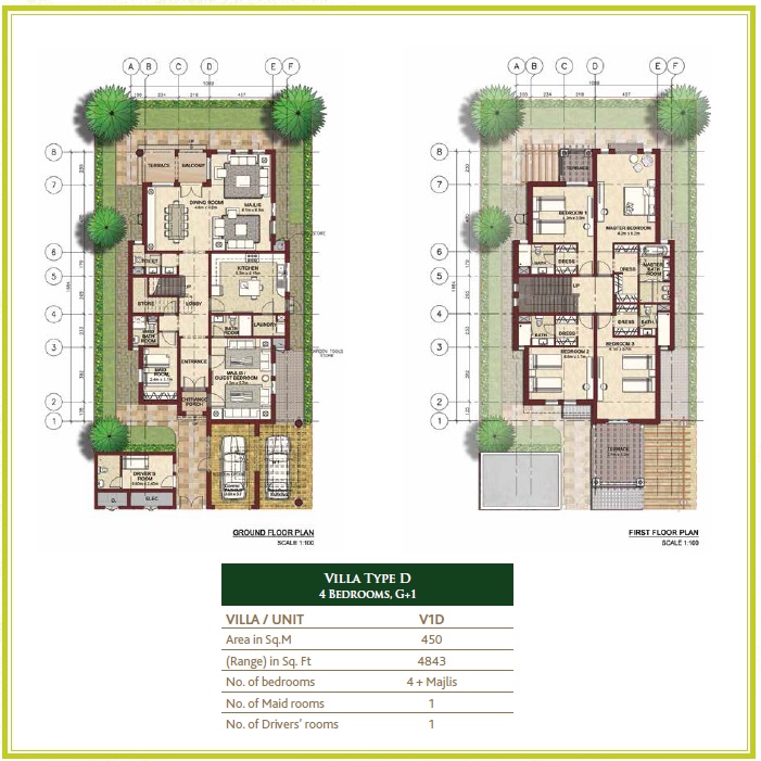 Bloom Gardens 4 Beds Layout