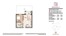 1 Bed 1023 Sq. Ft. Apartment in Bloom Living Granada Phase 2