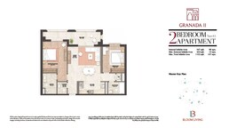2 Beds 1152 Sq. Ft. Apartment in Bloom Living Granada Phase 2