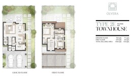 2 Beds 1334 Sq. Ft. Townhouse in Bloom Living Olvera