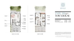 3 Beds 1636 Sq. Ft. Townhouse in Bloom Living Seville