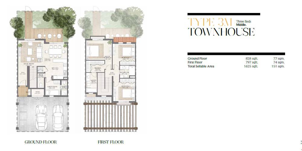 Bloom Living Toledo 3 Beds Layout