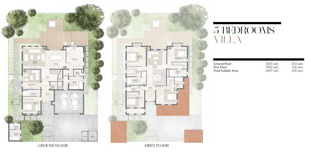 Bloom Living Toledo 5 Beds Layout