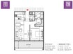 Bloom Soho Square Residences 1 Bed Layout