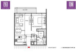 1 Bed 838 Sq. Ft. Apartment in Bloom Soho Square Residences