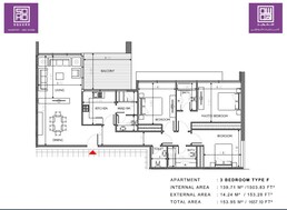 3 Beds 1657 Sq. Ft. Apartment in Bloom Soho Square Residences