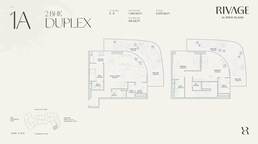 2 Beds 2070 Sq. Ft. Apartment in Deyaar Rivage