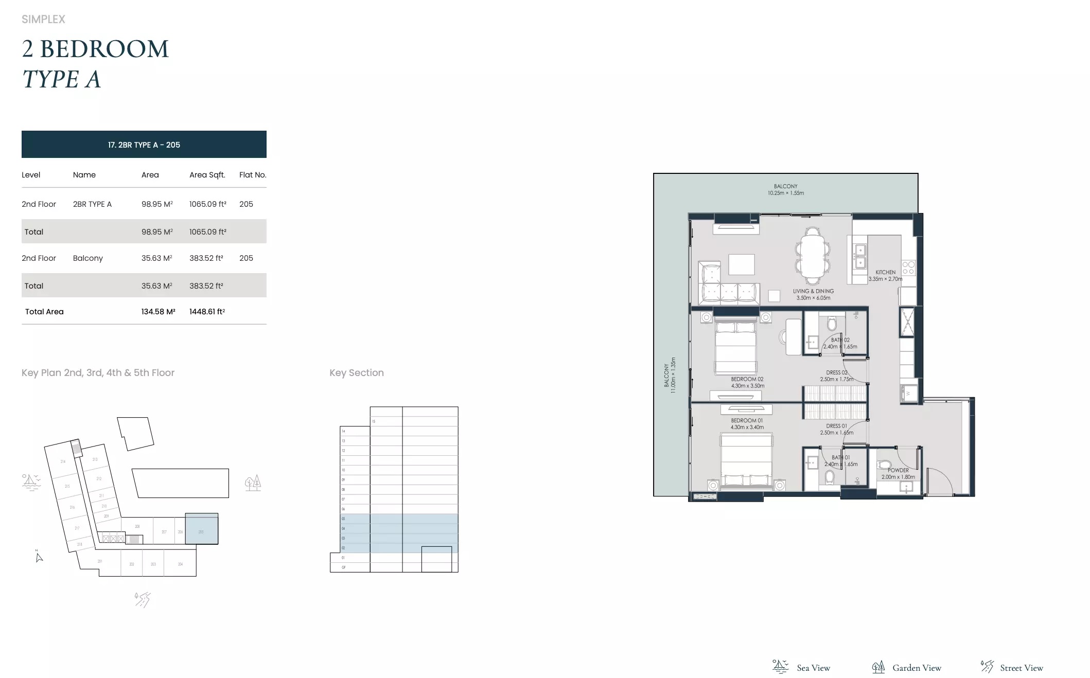 2 Beds 1448 Sq. Ft. Apartment in DHB Opula Residence