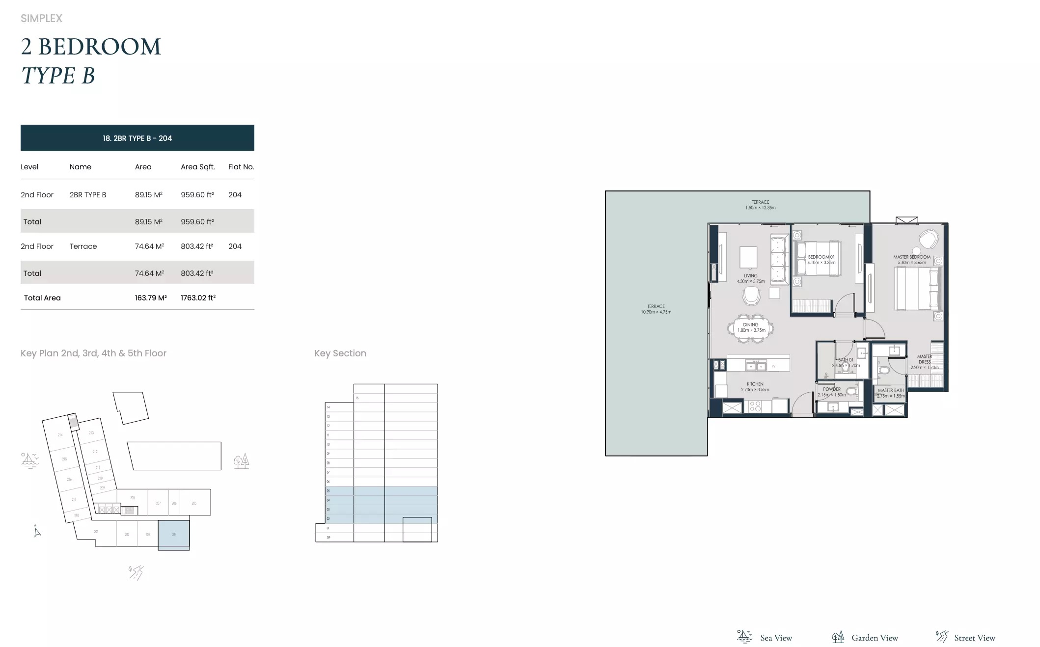 2 Beds 1763 Sq. Ft. Apartment in DHB Opula Residence