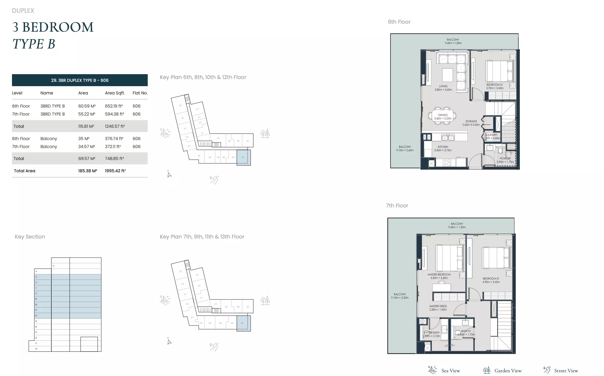 3 Beds 1995 Sq. Ft. Apartment in DHB Opula Residence