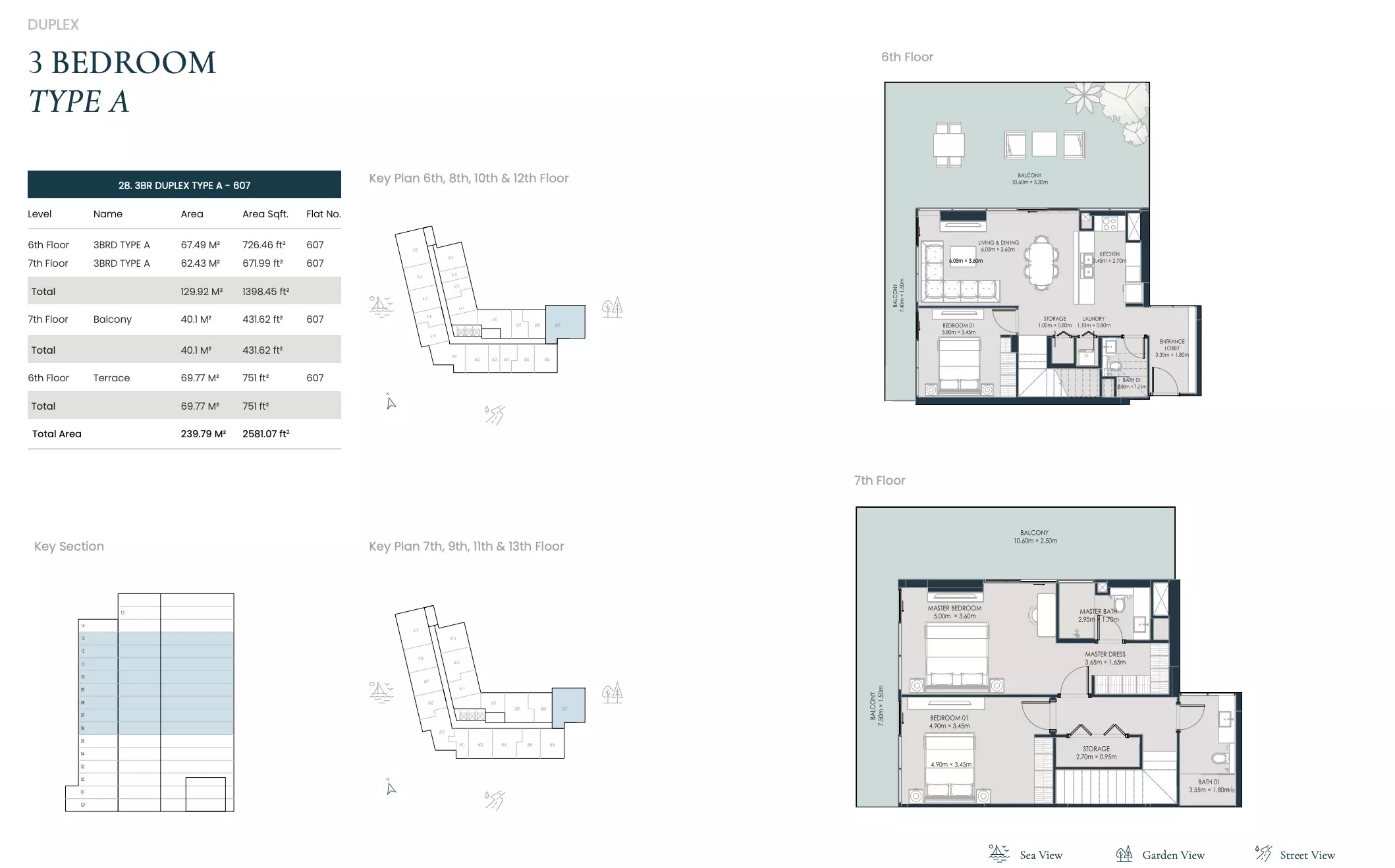 3 Beds 2581 Sq. Ft. Apartment in DHB Opula Residence