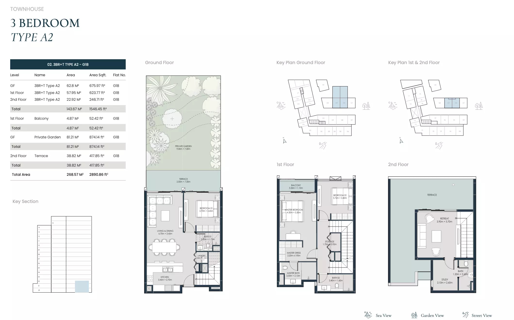 3 Beds 2890 Sq. Ft. Townhouse in DHB Opula Residence