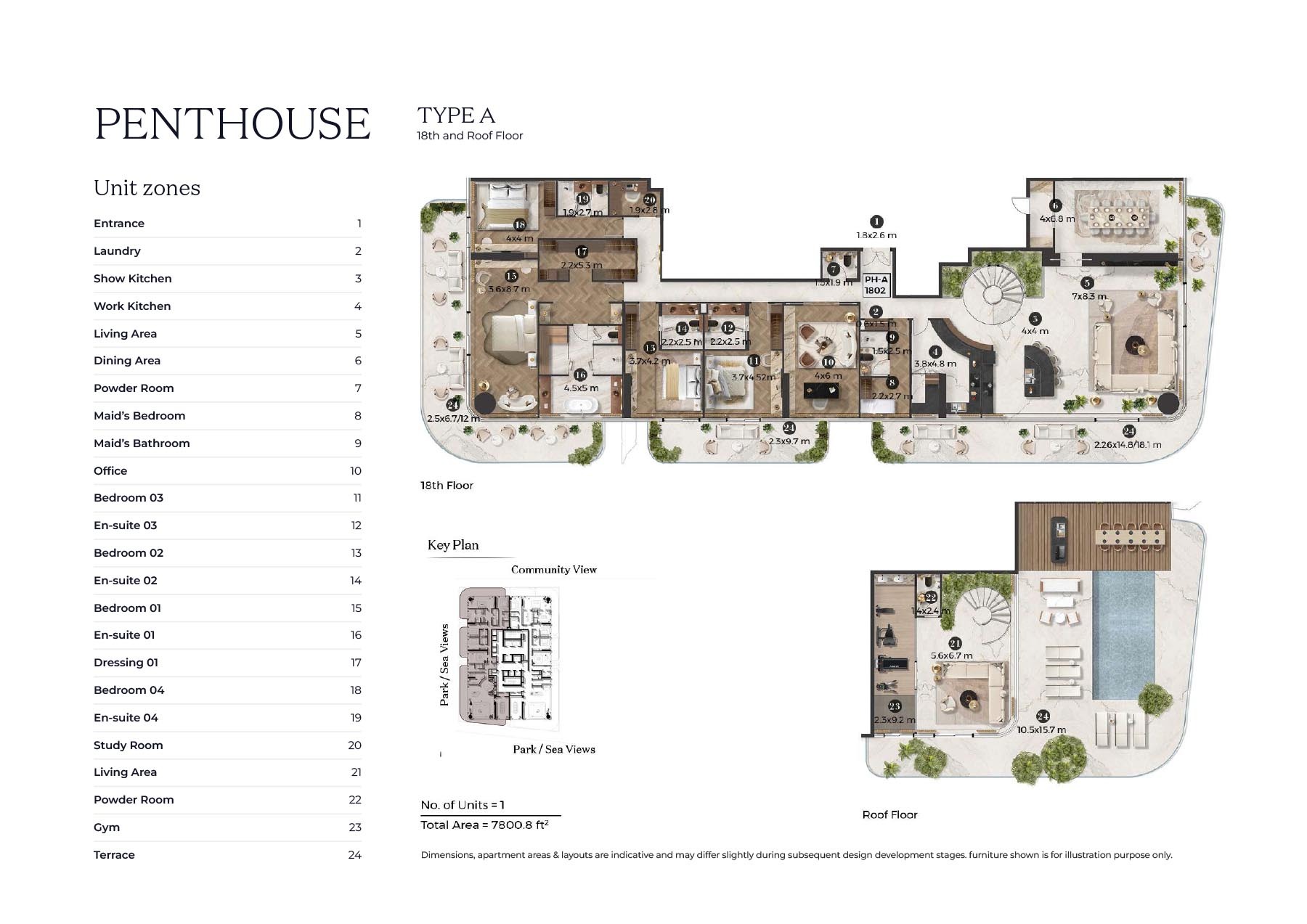 Emirates Stellar 4 Beds Layout
