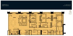 3 Beds 2711 Sq. Ft. Apartment in Fairmont Marina Residences