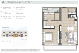 1 Bed 1087 Sq. Ft. Apartment in ICT Juman 1