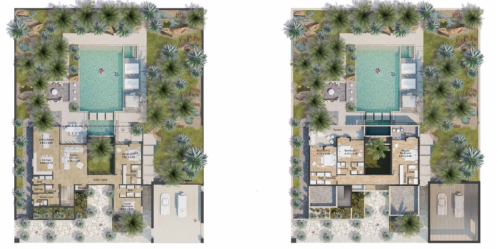 Imkan Al Jurf Gardens 5 Beds Layout
