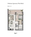 Imkan Naseem AlJurf 1 Bed Layout