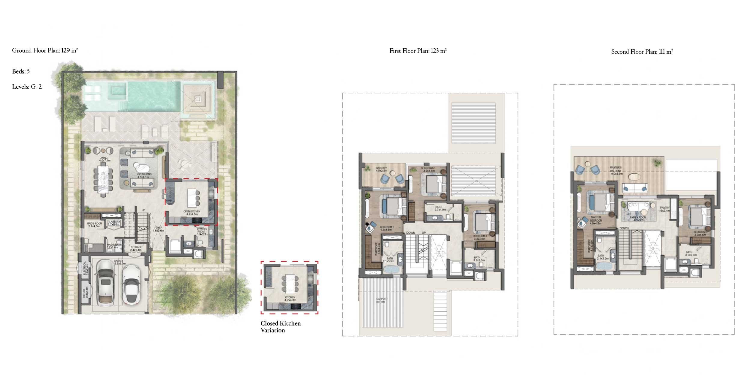 Imkan Naseem 4 Beds Layout