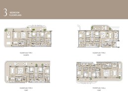 3 Beds 5457 Sq. Ft. Apartment in Imkan SHA Residences Emirates