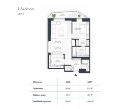 1 Bed 1066 Sq. Ft. Apartment in Imkan Sunstone