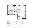 Imkan Sunstone 2 Beds Layout