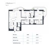 Imkan Sunstone 2 Beds Layout