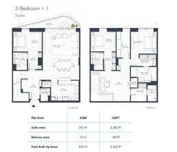 3 Beds 2422 Sq. Ft. Apartment in Imkan Sunstone