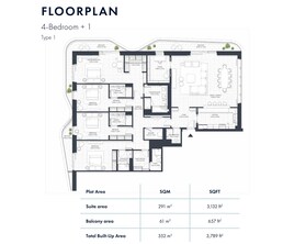 4 Beds 3789 Sq. Ft. Apartment in Imkan Sunstone