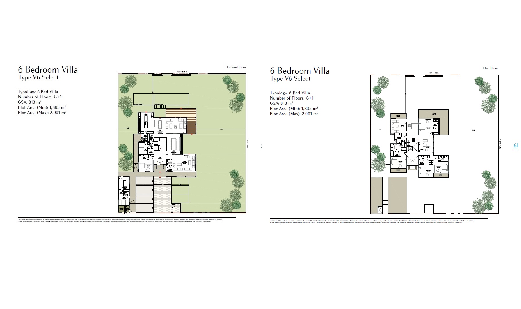 6 Beds 8751 Sq. Ft. Villa in Lead Ain Al Maha