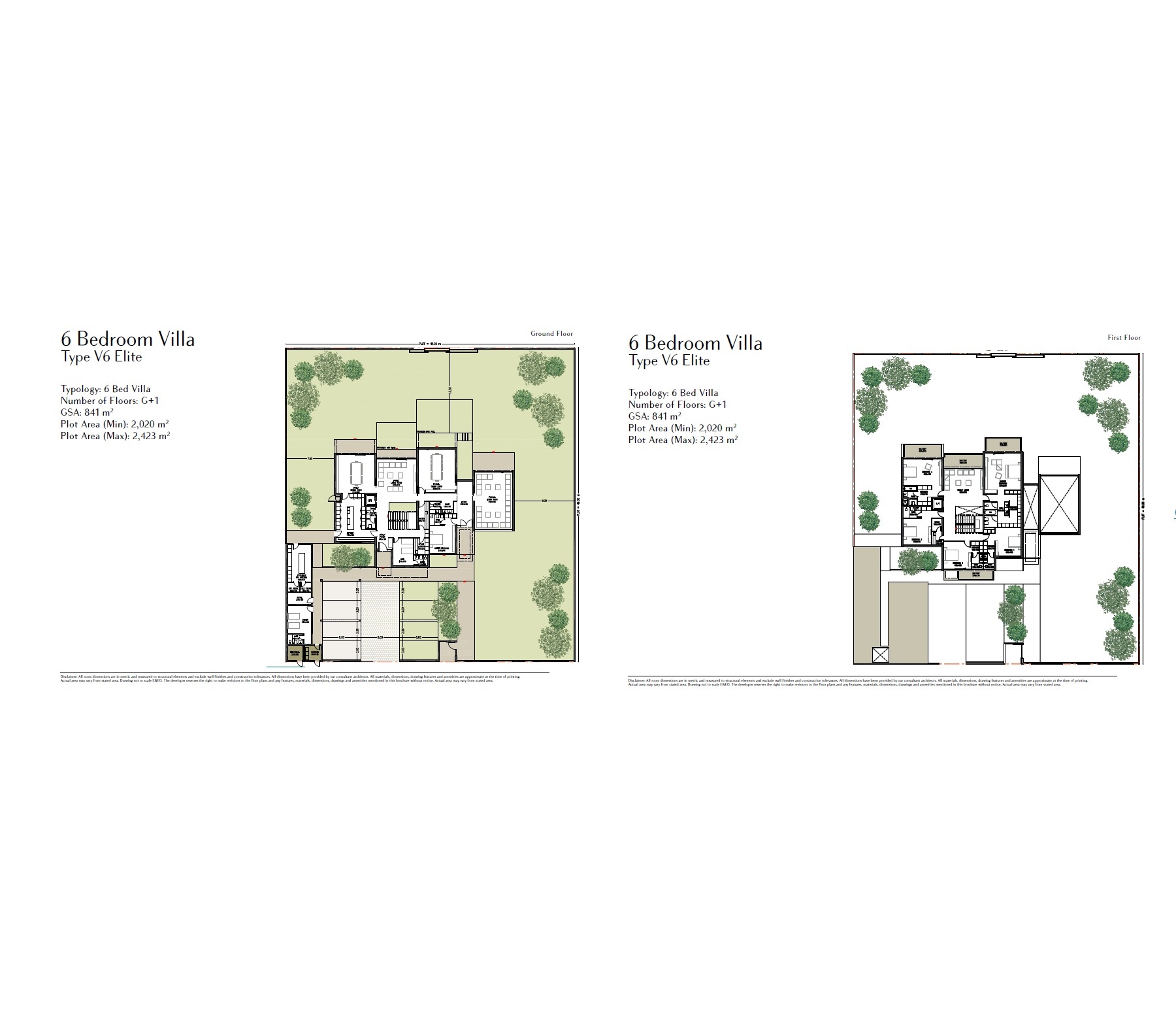 6 Beds 9052 Sq. Ft. Villa in Lead Ain Al Maha