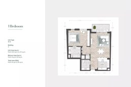 1 Bed 1237 Sq. Ft. Apartment in Lead Jubail Terraces