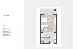 527 Sq. Ft. Studio in Lead Jubail Terraces