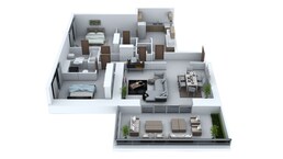 2 Beds 1170 Sq. Ft. Apartment in Mesab Park View