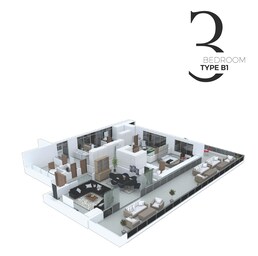 3 Beds 3279 Sq. Ft. Apartment in Mesab Park View