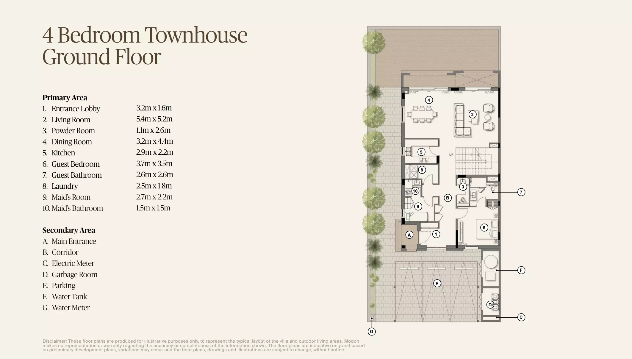 Modon Nawayef Village 4 Beds Layout