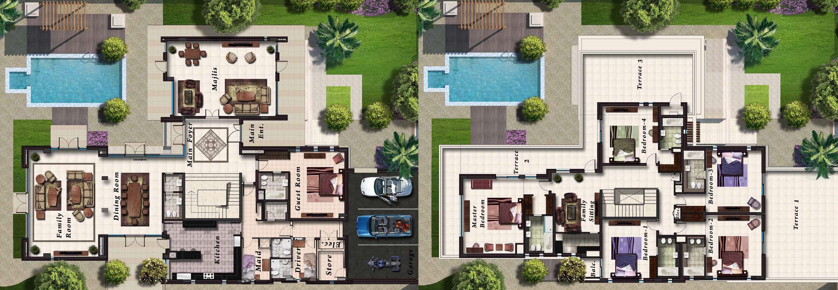 National Sunset Villas 6 Layout