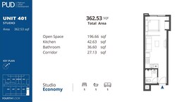 362 Sq. Ft. Studio in PUD Residences